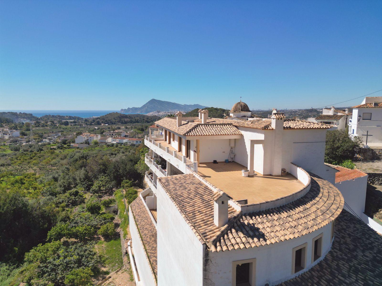 Penthouse à Altea La Vella avec 3 chambres et une terrasse de 99 m² à vendre.